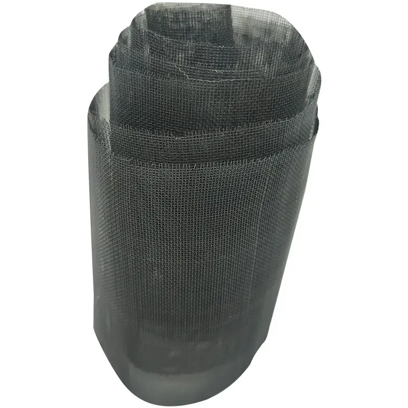 10 20 30 40 50 Mesh Square Hole Woven Bright  Pure W wire 0.4mm woven 20 mesh heat resistant tungsten mesh