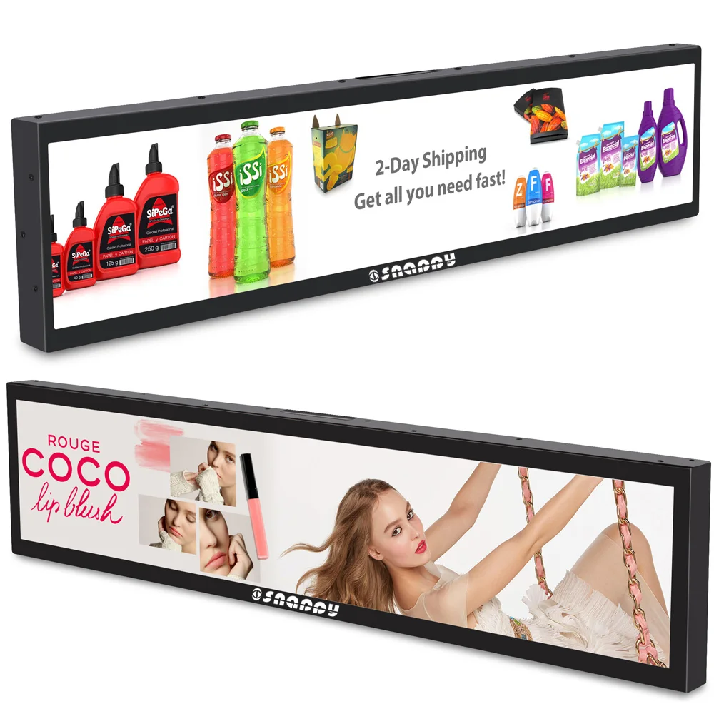 New Digital Signage Ultra Wide Stretched Bar Lcd Advertising Display Tv Screen