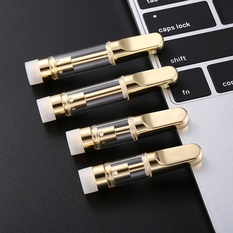 
Original high quality Gold 510 Cartridge Elegant cbd oil cartridge private label 1ml 0.5 ml Tank passes heavy metal test 