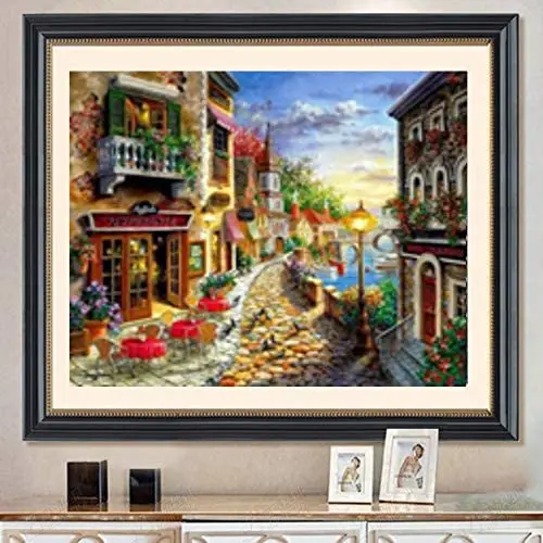 
Hot selling Needlepoint Embroidery Needlework hoop cross stitch kits for adults 