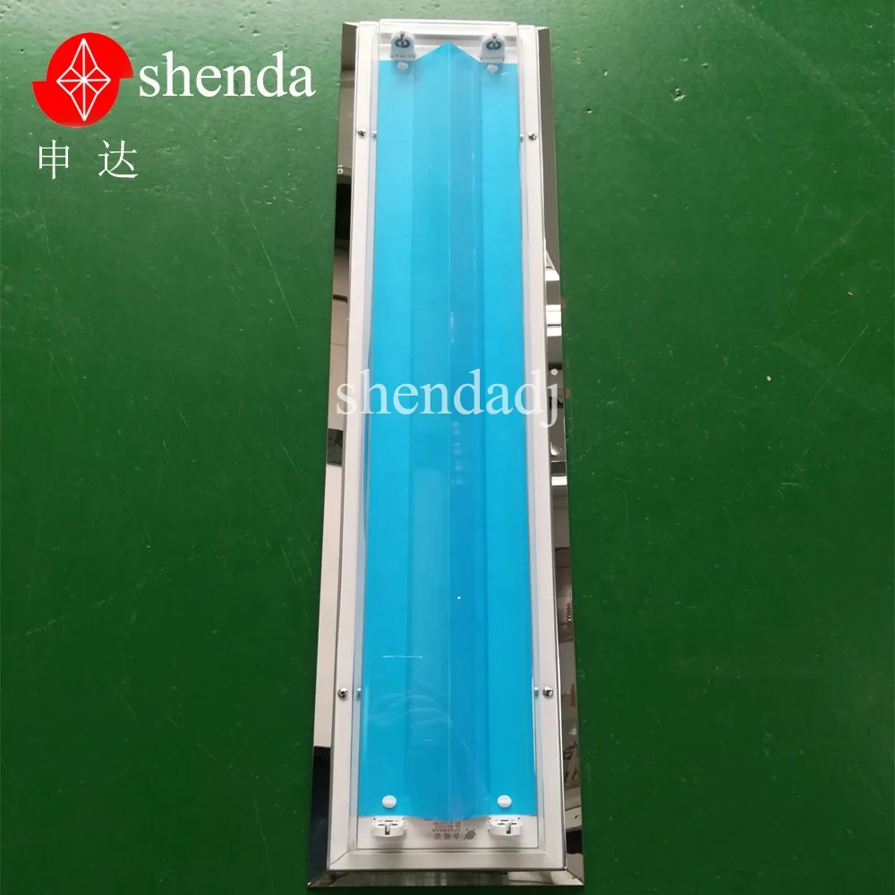 
T8 18wx2 indoor cleanroom ceiling mounted stainless steel led light fixture 