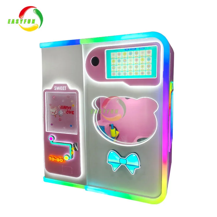 Easyfun 24-часовой полностью автоматический автомат с сахарной ватой