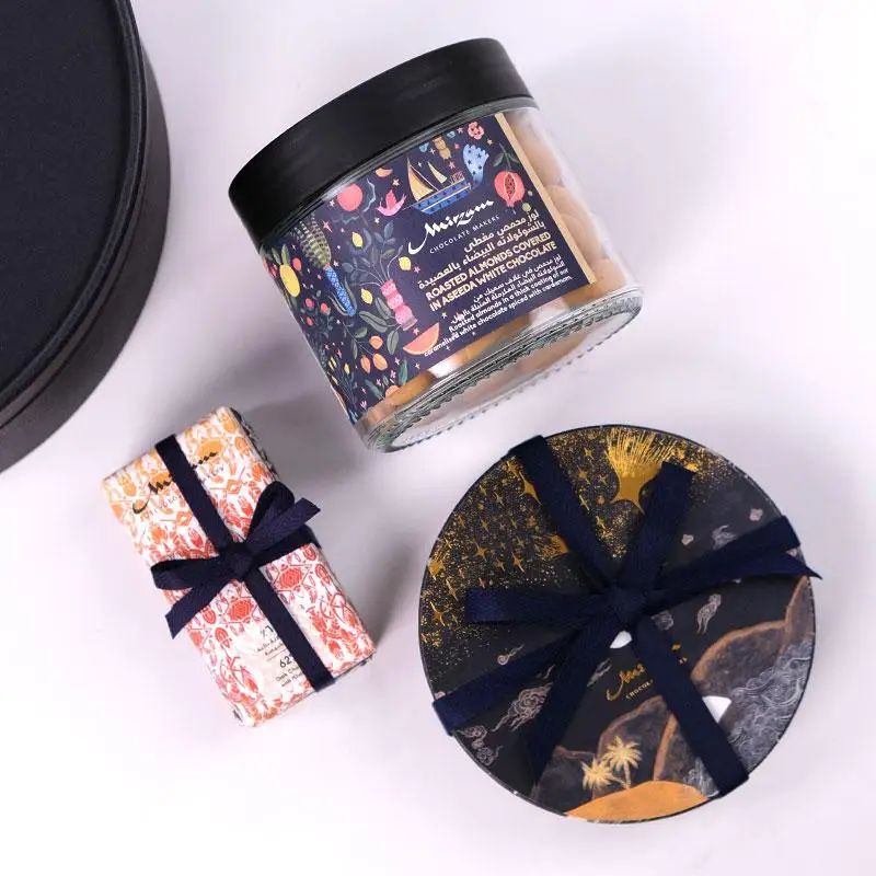 Factory Wholesale Custom Candy Tea Bag Chocolate Paper Tubes Packaging Box Craft Paper Tube