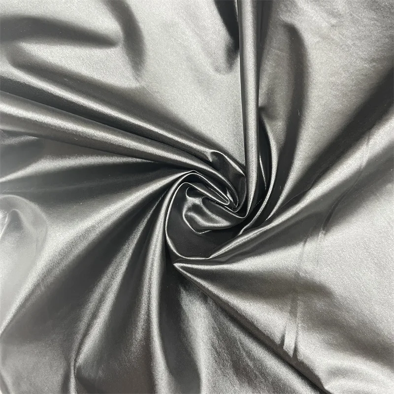trilobal down proof calendering coat down jacket fabric Ultra-thin 20d 380t 400t 420t nylon taffeta glossy twinkle nylon fabric