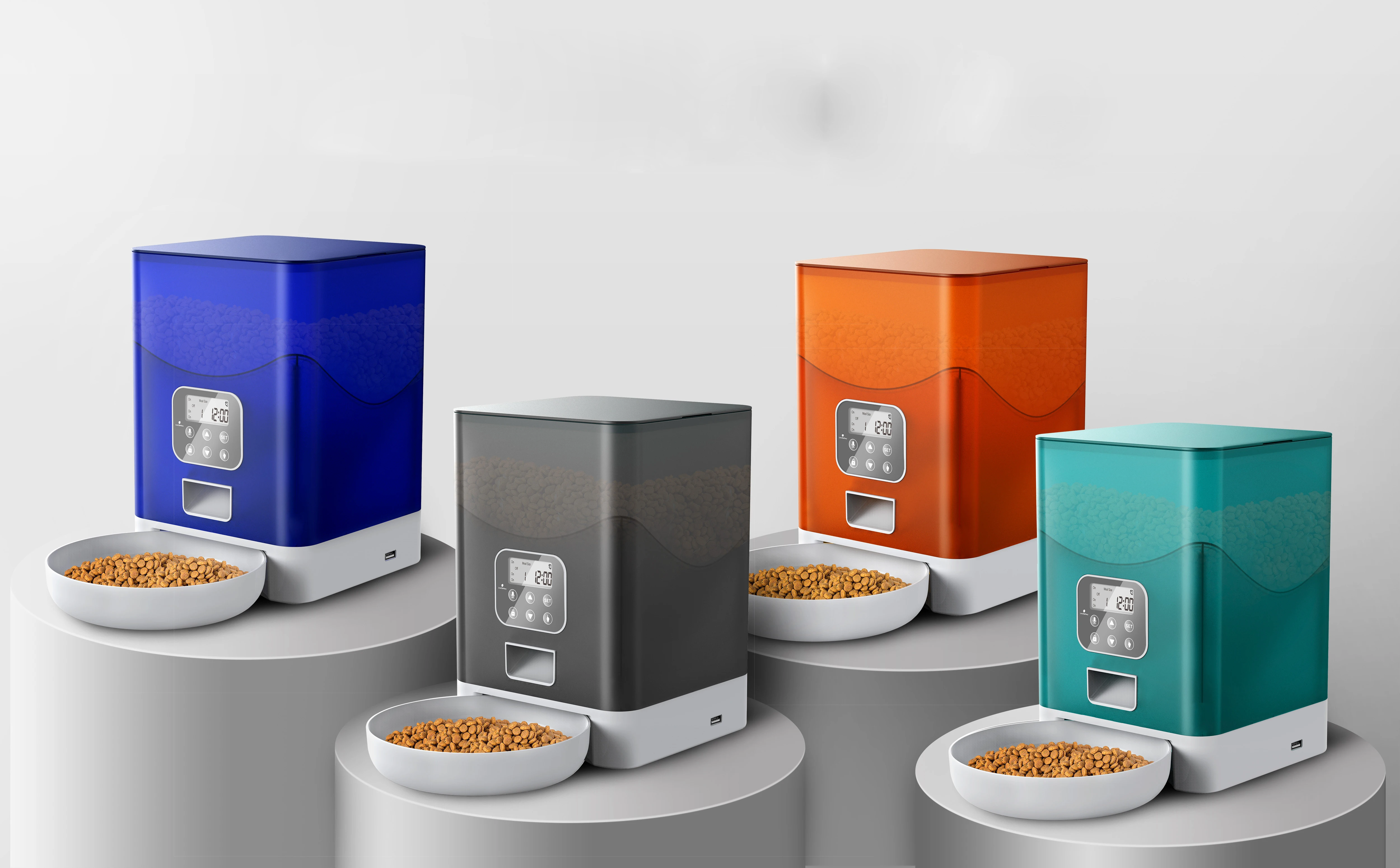 Smart Automatic Cat Feeders Pet Dog Food Feeder Timed Cat Feeder Pet Dry Food Dispenser with Wifi App Control