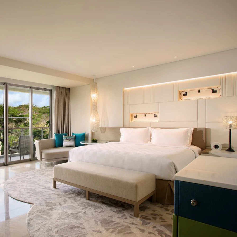 10 Year Factory Modern Luxury Wholesales Single Design Hotel Furniture Two Single Beds For Hotel Apartment