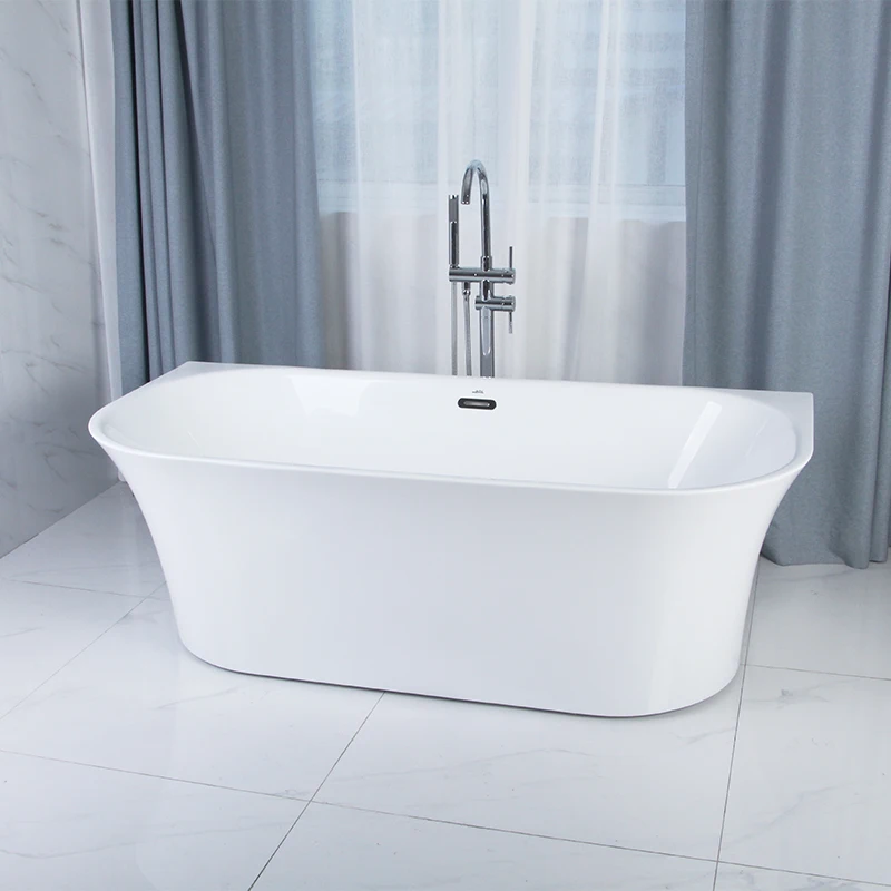59 inch  1.1-1.8m cUPC bathtub various sizes Freestanding bathtub back to wall tubs  cheap freestanding bathtub