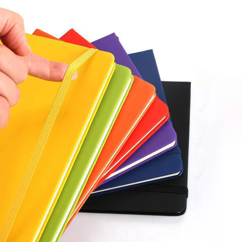 Personalize Custom A5 Journals Note Books Custom Logo Business Planner Customizable Pu Leather Notebook with Brand Logo