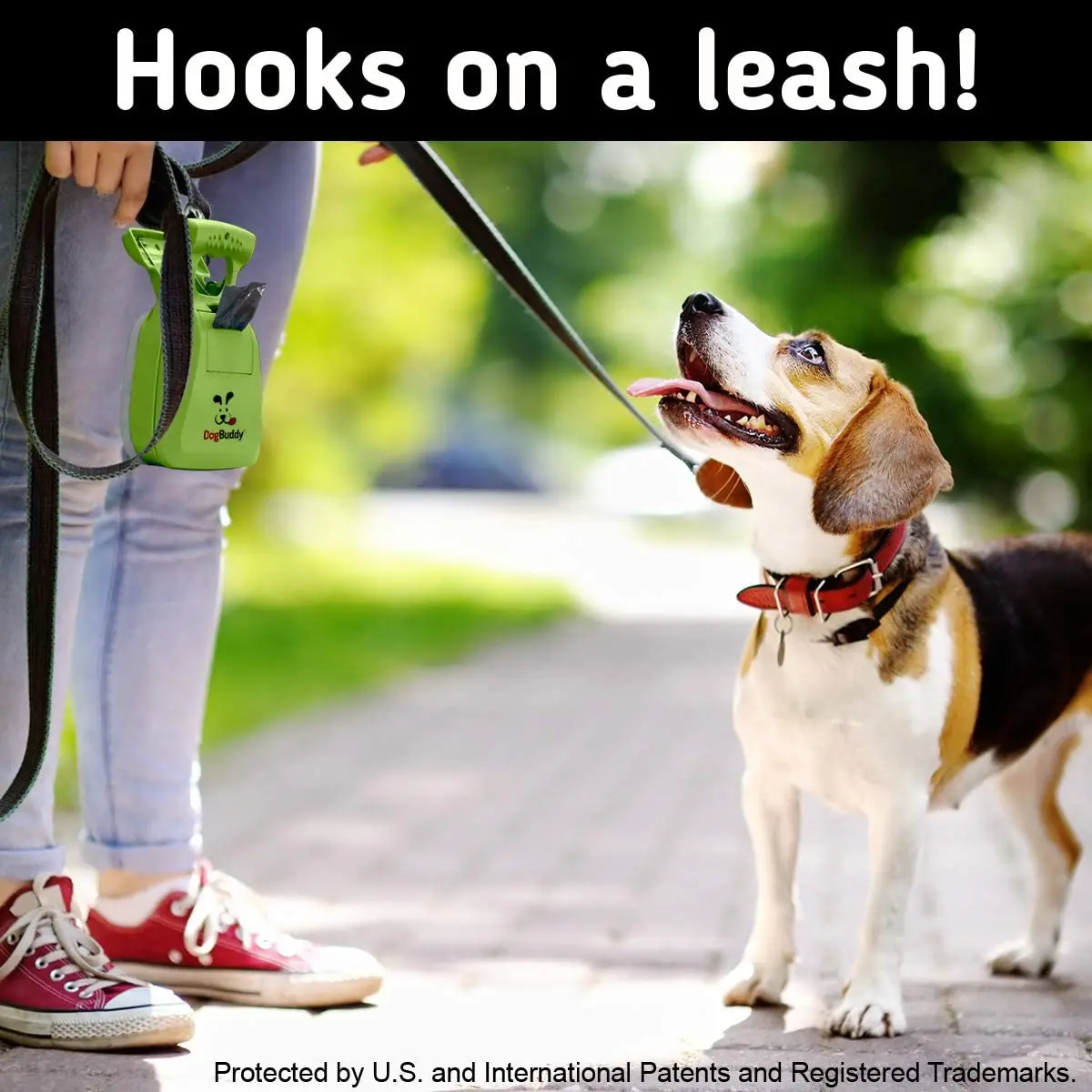 DogBuddy Pooper Scooper портативный собачий санитарный мусорный сбор сверхмощный очиститель для собак с дозатором сумки