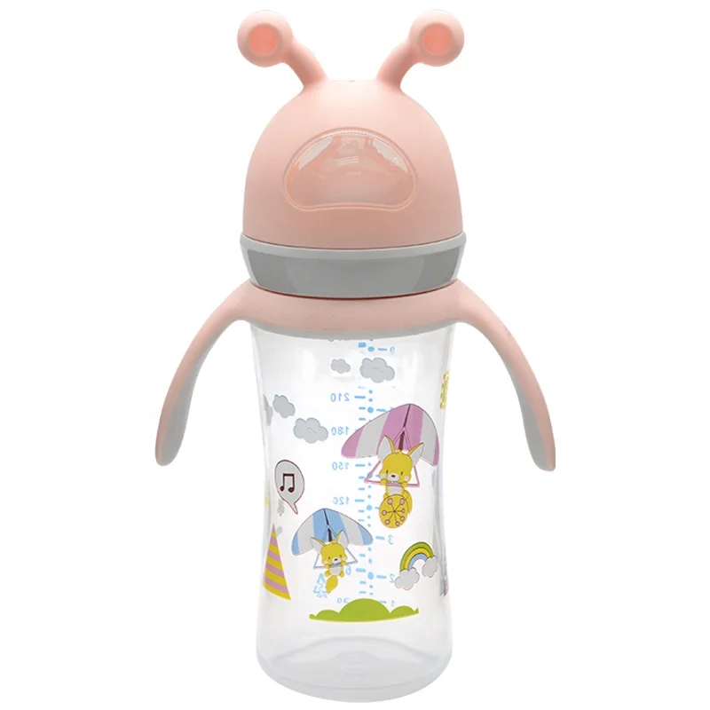 Leading production process Baby Feeding Bottle Food grade PP Wide Neck Milk Bottle