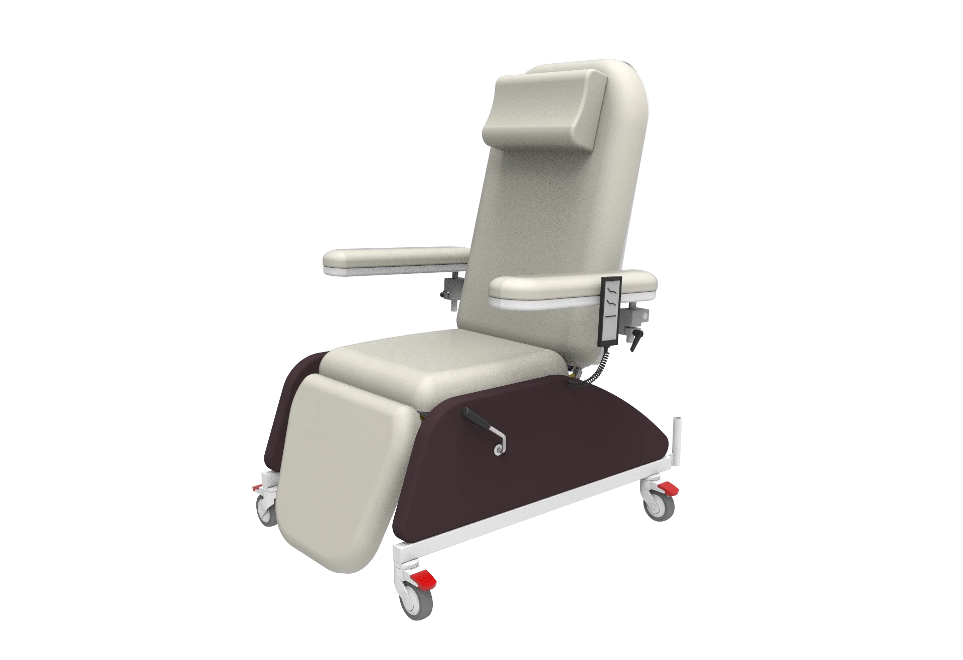 Medical Two motors transfusion chair  electric adjustable chair for dialysis treatment