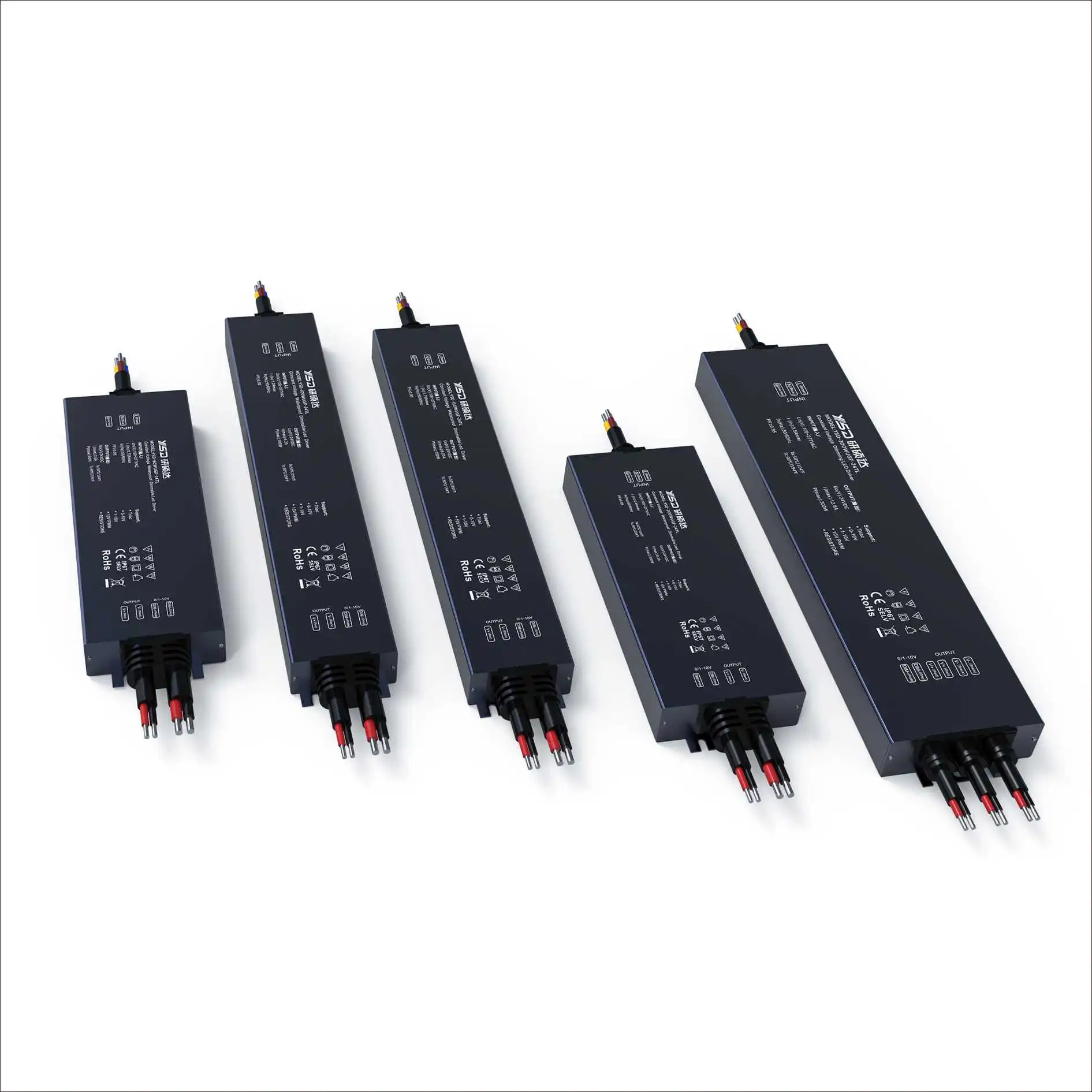 YSD Triac dimmable led down light driver 12v 24V ACtoDC 60w 100W 150W 200W 300W  triac dimming constant current led driver