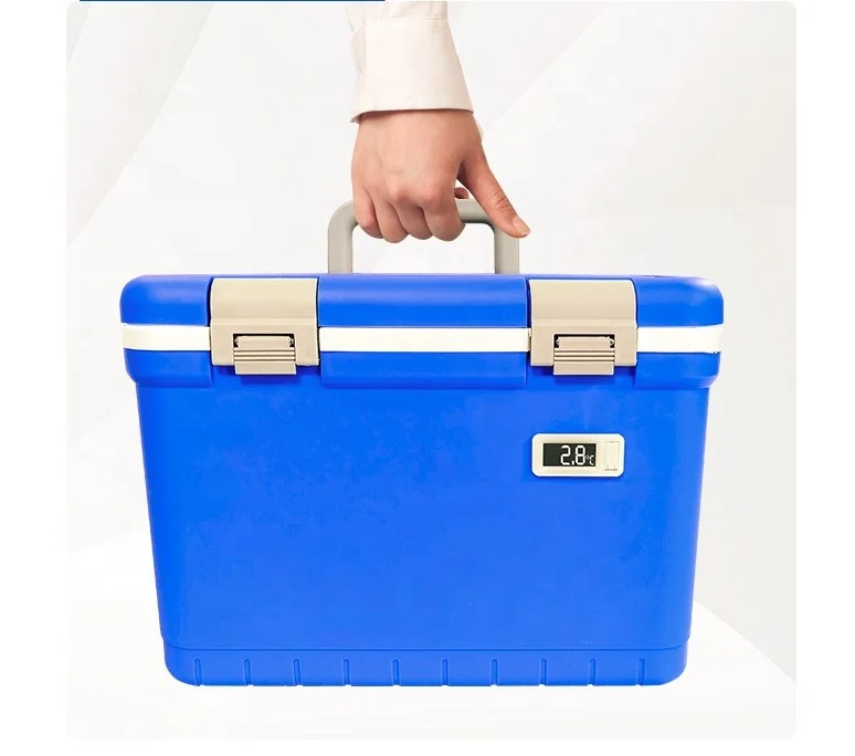 FS-12L Phefon Vaccine Ice Cold Box With Temperature Display Portable Medical Cooling Storage Container