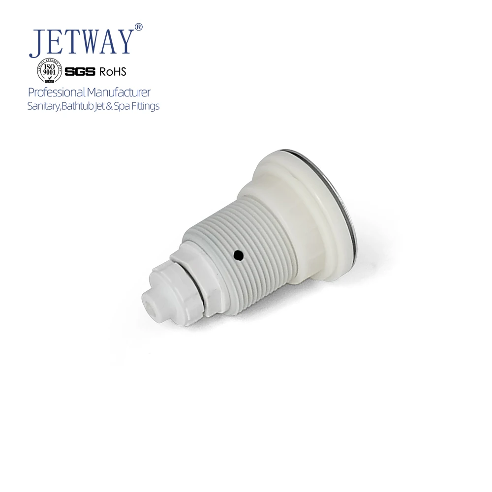 Factory Supply Jetway Fitting PR-B10 ABS Chromed Air On-off 3*6MM bathtub whirlpool accessories LUOHE GLOBAL sanitary
