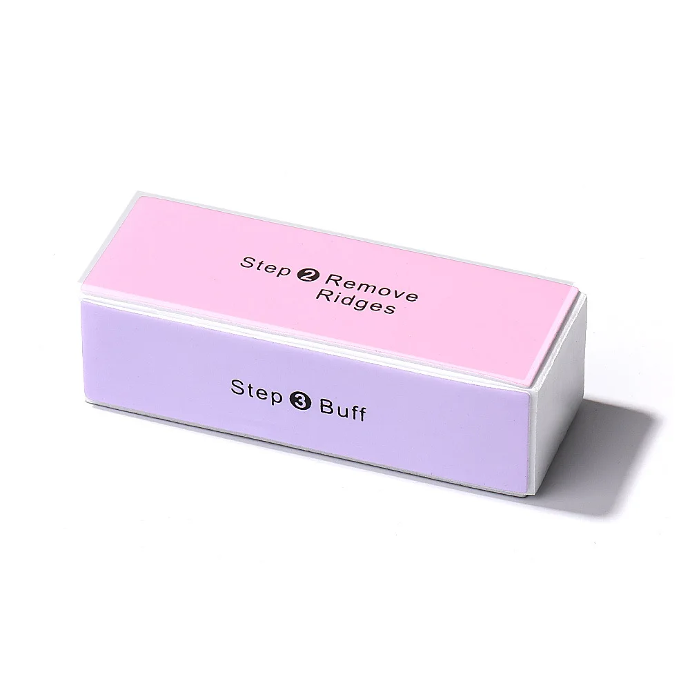 4 Sides Nail Buffer Polishing Tool Nail Sanding Block Buffing Sponge Manicure Rubbing Nail Files