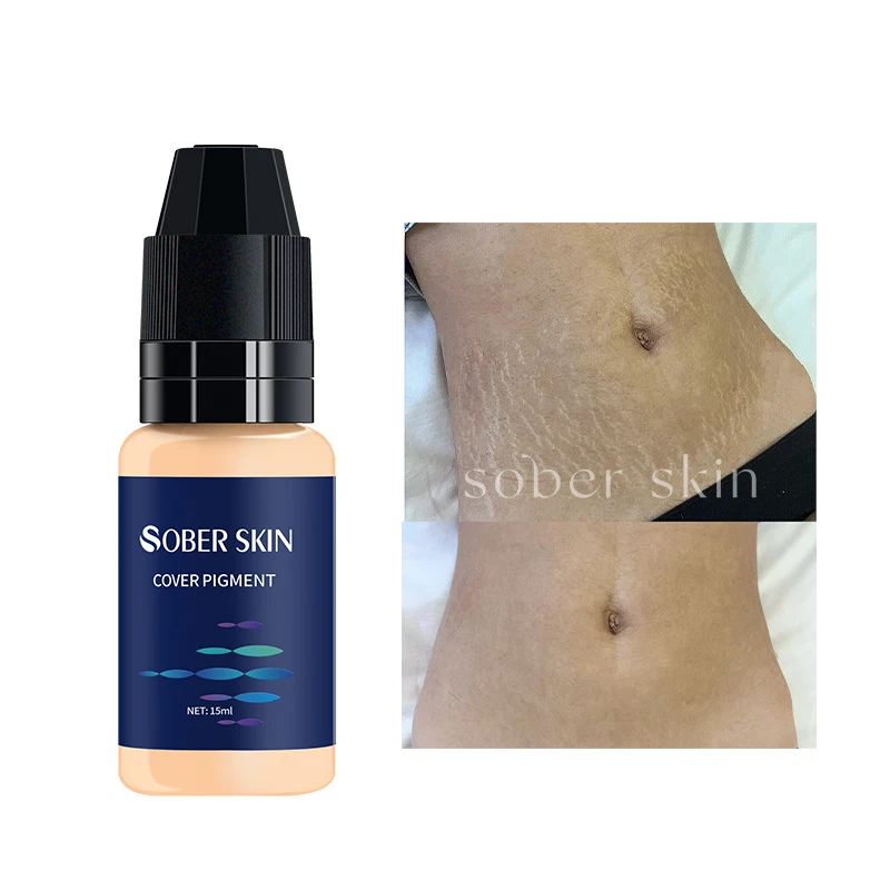 15ML SOBER SKIN PMU Skin Tone Stretch Mark face paint scar camouflage tattoo ink perma blend tattoo pigments