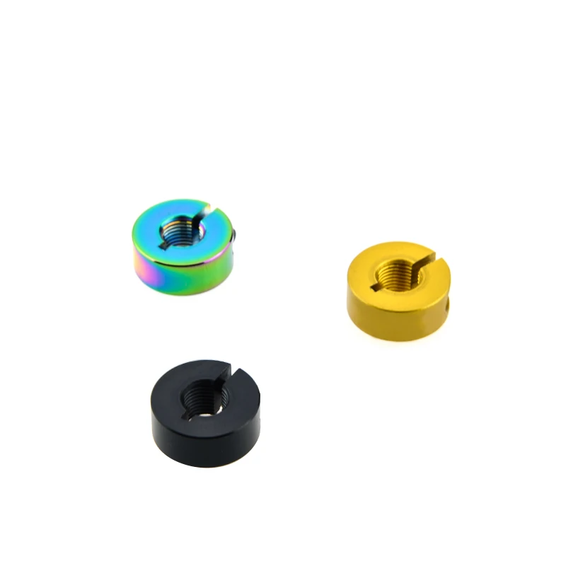 CNC Turning Customized Parts Fasteners Black Oxide Plating Single Split Shaft Collar Set Screw