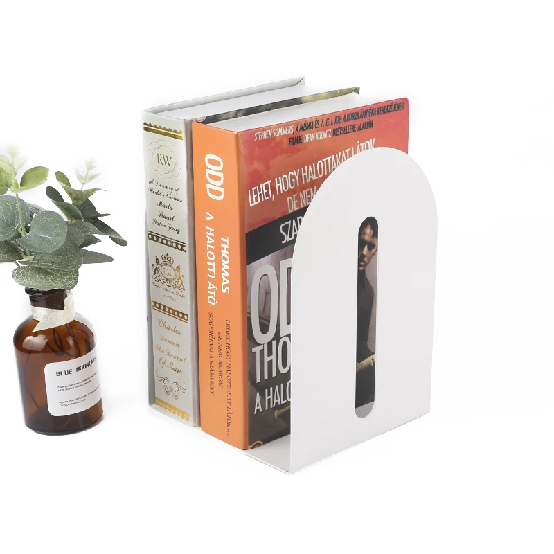 Белые металлические подставки для книг сверхмощные и держатели домашних школьных