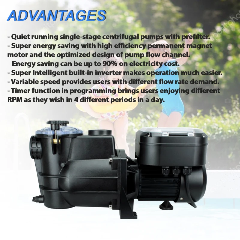 Starmatrix SMP-WA551 0.75HP Variable Speed Swimming Pool Pump