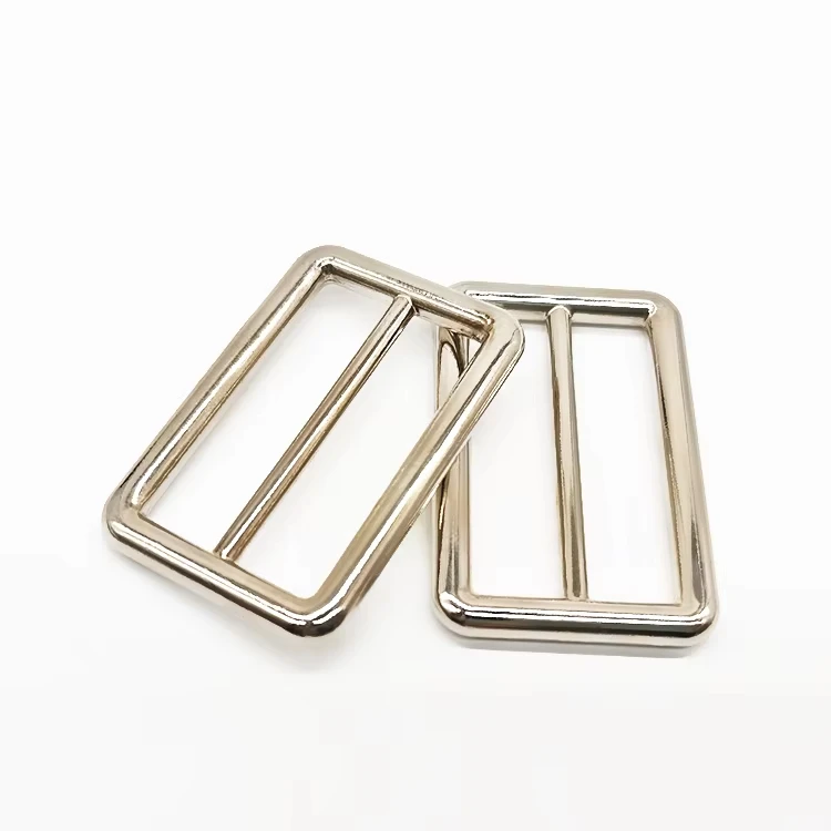 Wholesale China Manufacturers New Fashion Bag Backpack 37mm Square Ring Buckle High Quality Loop Belt Strap Metal Buckles