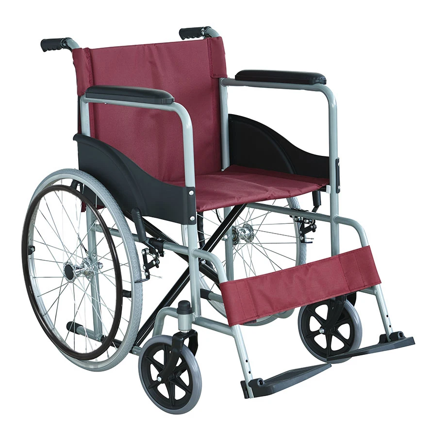 20 Years Factory Cojines Para Silla De Ruedas Portatil Steel Wheelchair Plegables Para Adultos Manual Silla De Ruedas