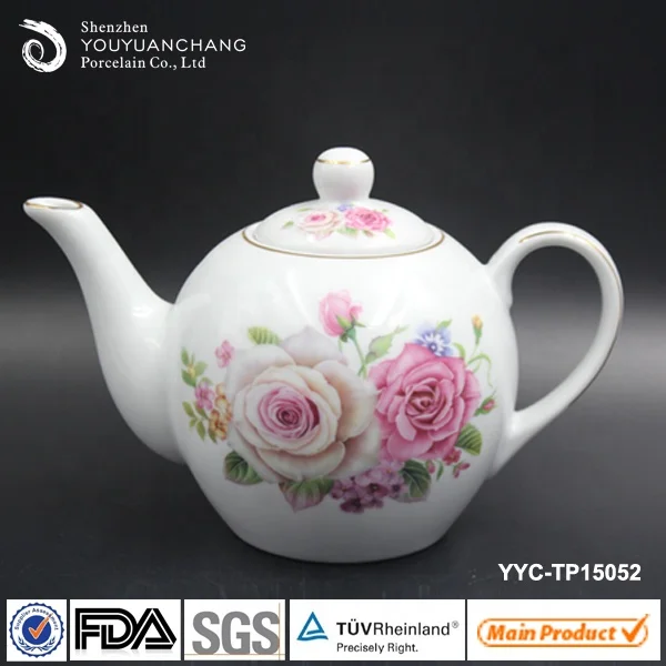 
600cc 700cc 800cc 1000cc 1200cc 1500cc ball shape porcelain tea pot 