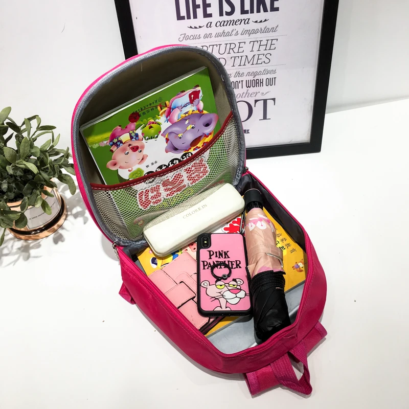 2022 new design 3D hard shell PVC kindergarten children waterproof cute cartoon fashion student kids school backpack