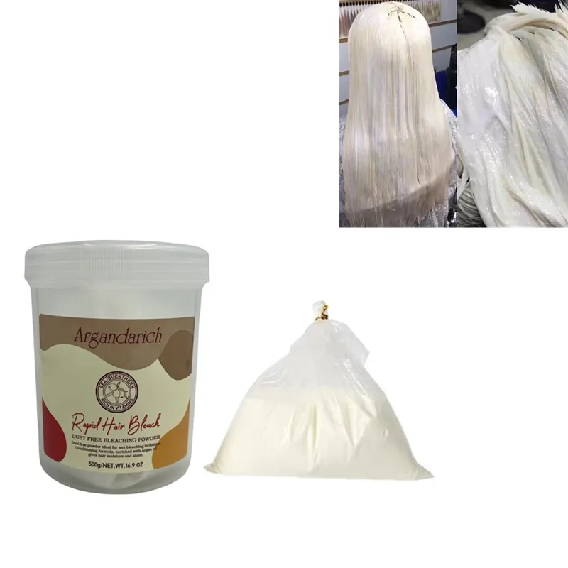 Italy 9+ Safety Harmless Hair Color Organic Ammonia Free Blue Hair Bleach Powder For Blonde Hair Results