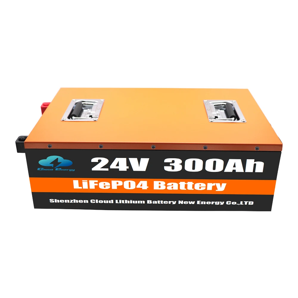 Cloud Energy 24v 300ah lifepo4 battery pack 24volt lithium ion bateria de litio solar power storage deep cycle deepcycle energy