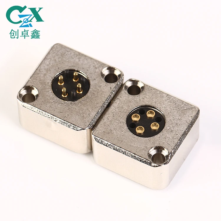 Квадратный магнитный разъем 5pin 12v для подключения источника