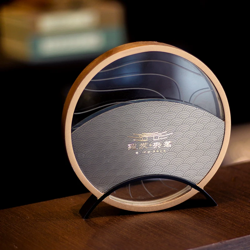 space, brass sign, shop decoration,customized personalized round Signage ornaments wayfinding decoration craft