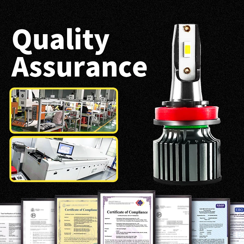 Factory Outlet H1 H3 H4 D2 D4 9005 9006 Car Bulb Turn Signal Tail Light Lamp 36w Led headlights