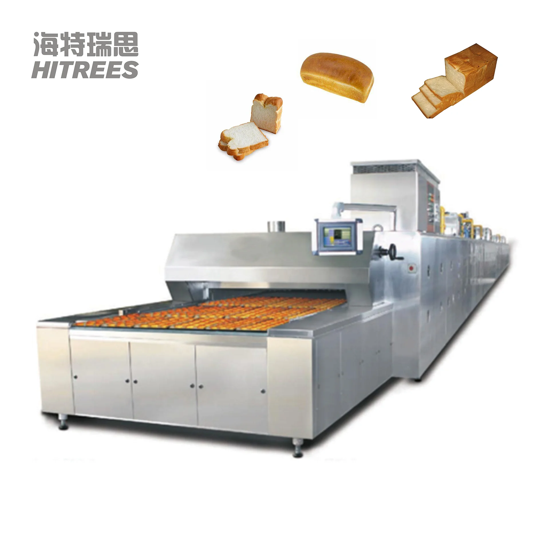 Bakery Toast Bread Machines Full Automatic Bakery Equipment Toast Bakery  Line On Sale