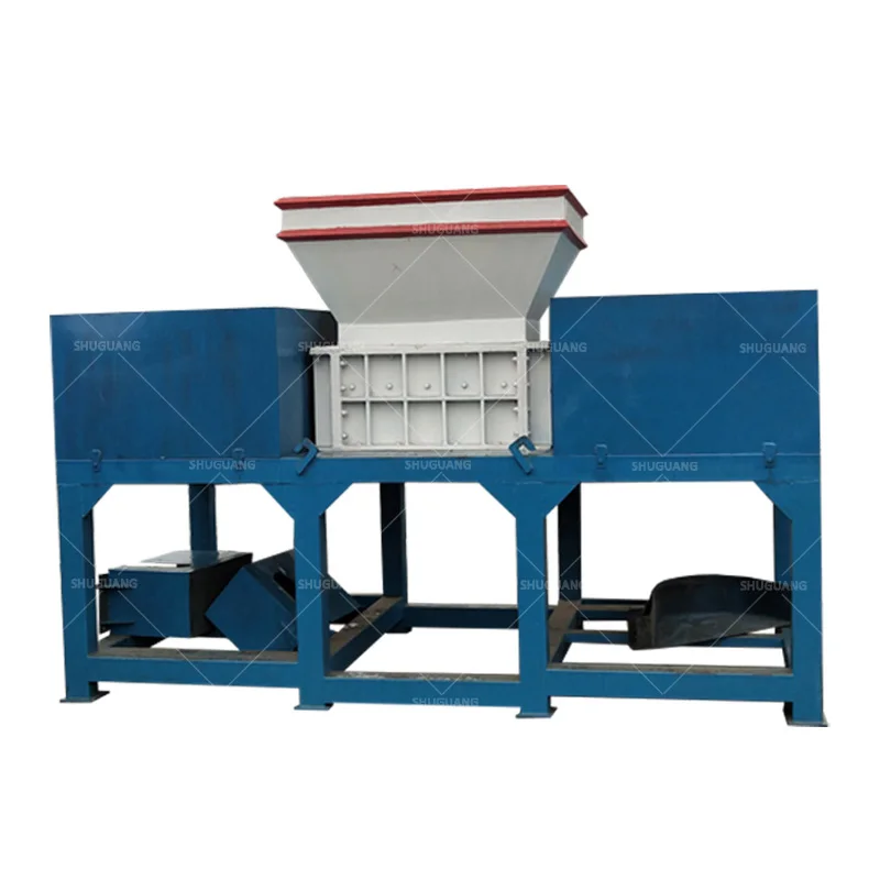 Rubbish knives plastic waste blades cutting roll tire shredder crushing machine metal small waste tire brass shredder