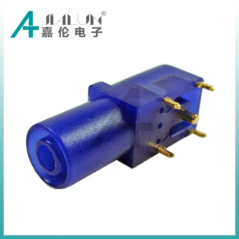 JIALUN Shrouded Socket Mates with Plugs 4mm Banana Jack PCB Plug