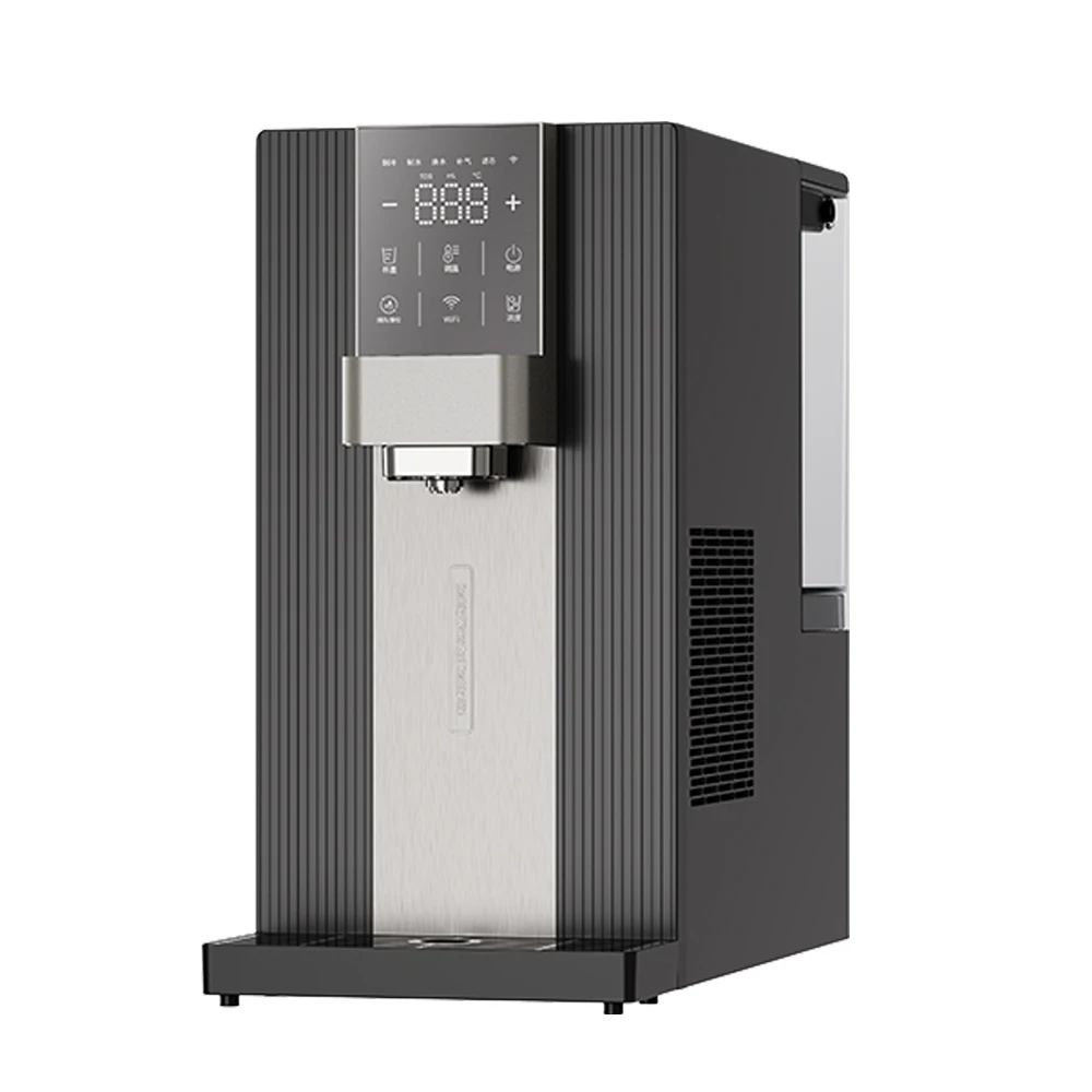 OLANSI W61 Desktop Reverse Osmosis Cold Water Maker Machine Tabletop RO CO2 Sparkling Water Dispenser