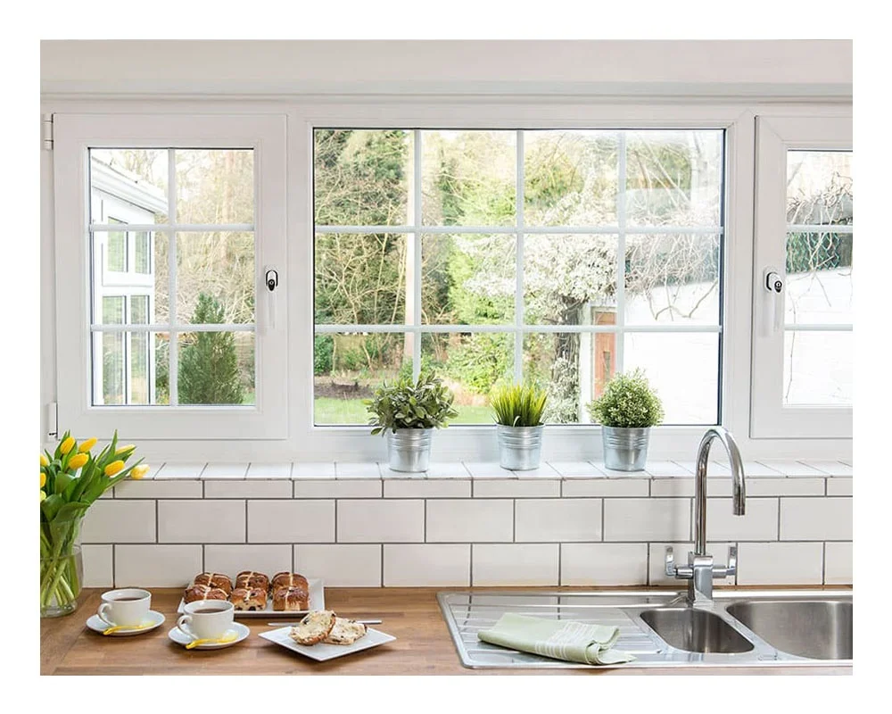 High Quality Wooden Window Custom Size and Designs for Residential Use Smooth Operation and High Durability