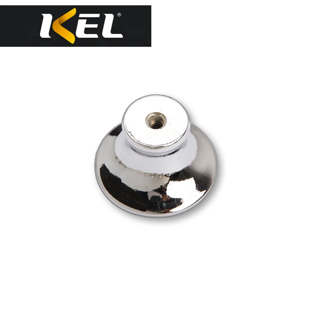 Chrome Plated Fancy Zinc Alloy Door Knob Modern Style Furniture Cabinet Drawer Knob