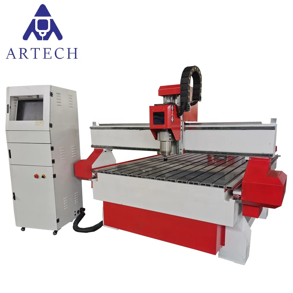 1325  water  cooling spindle  cnc  woodworking  machine  for wood aluminum cutting and engraving