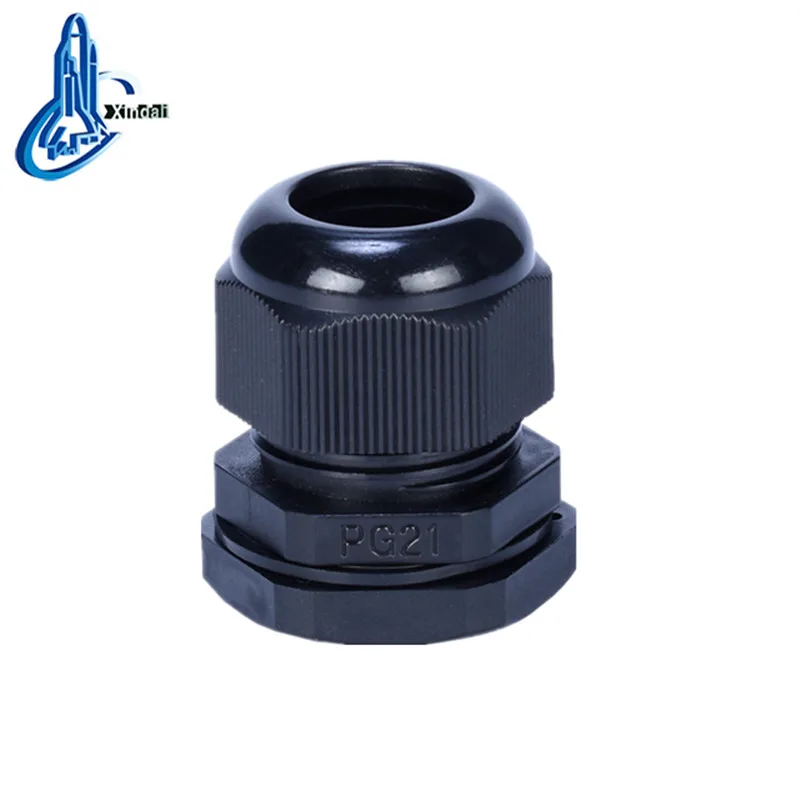 Factory Direct Rohs Certification IP68 presse pg7 3-6.5mm Waterproof Nylon Cable Gland Waterproof Gasket Plastic