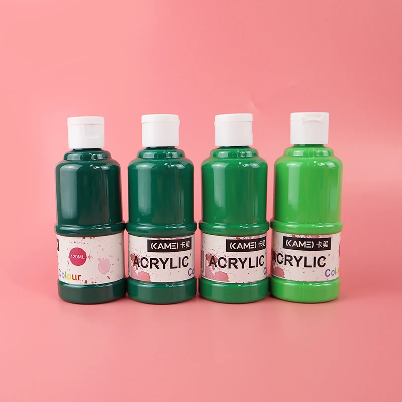 Оптовая продажа, профессиональная акриловая краска 120 мл, детская картина «сделай сам»