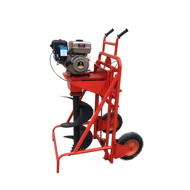 Earth Auger Drill Simple Rig Machine Drilling Equipment Post Hole Ice Hole Digger Tree Planting