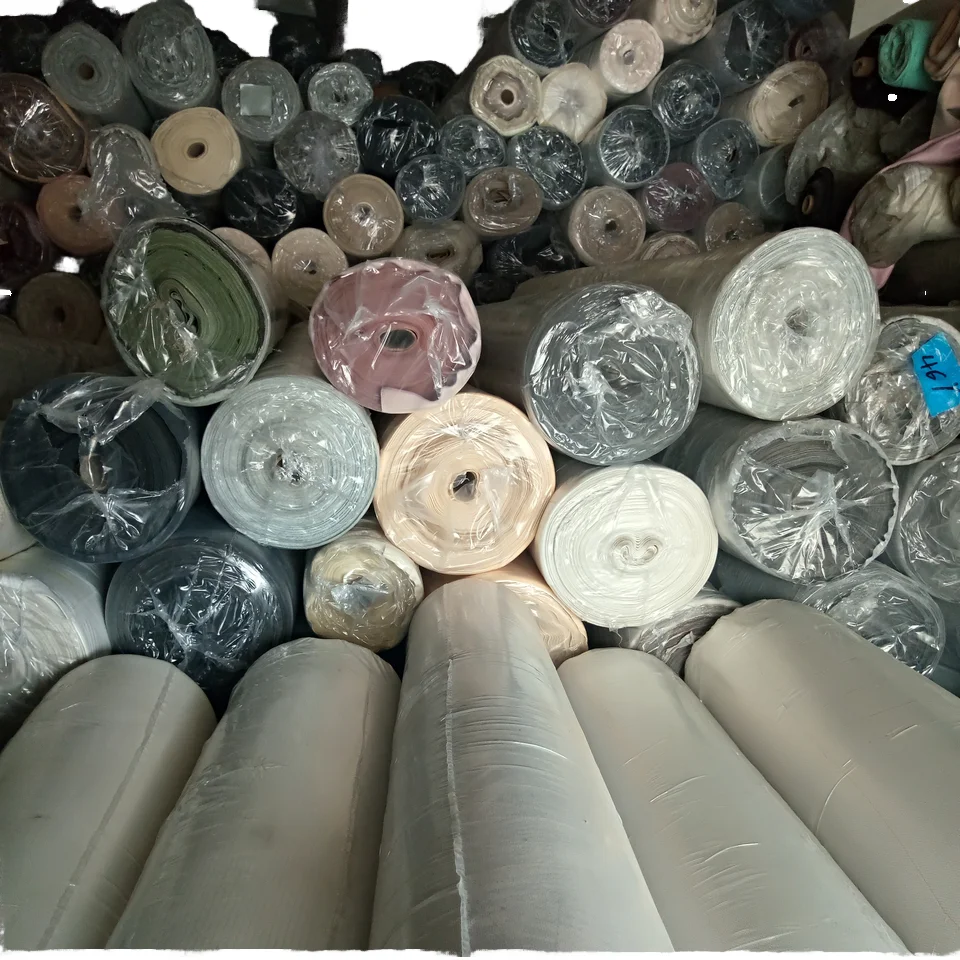 pvc leather stocklot sold in kilograms made in china
