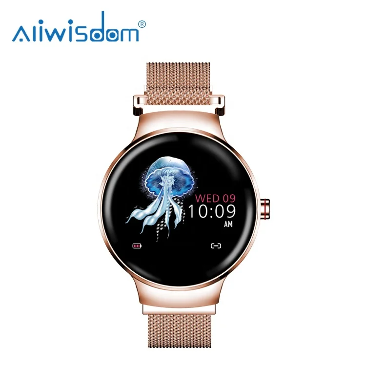 
H5 Fashion Women Smart Watch Waterproof Screen Touch Watch Relogio Inteligente Heart Rate Monitor Ladies Fitness Smart Bracelet 