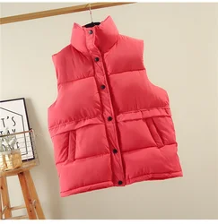 Модный простой дизайнерский женский зимний пуховой жилет для девушек, оптовая продажа, Женская куртка без рукавов по заводской цене, одежда