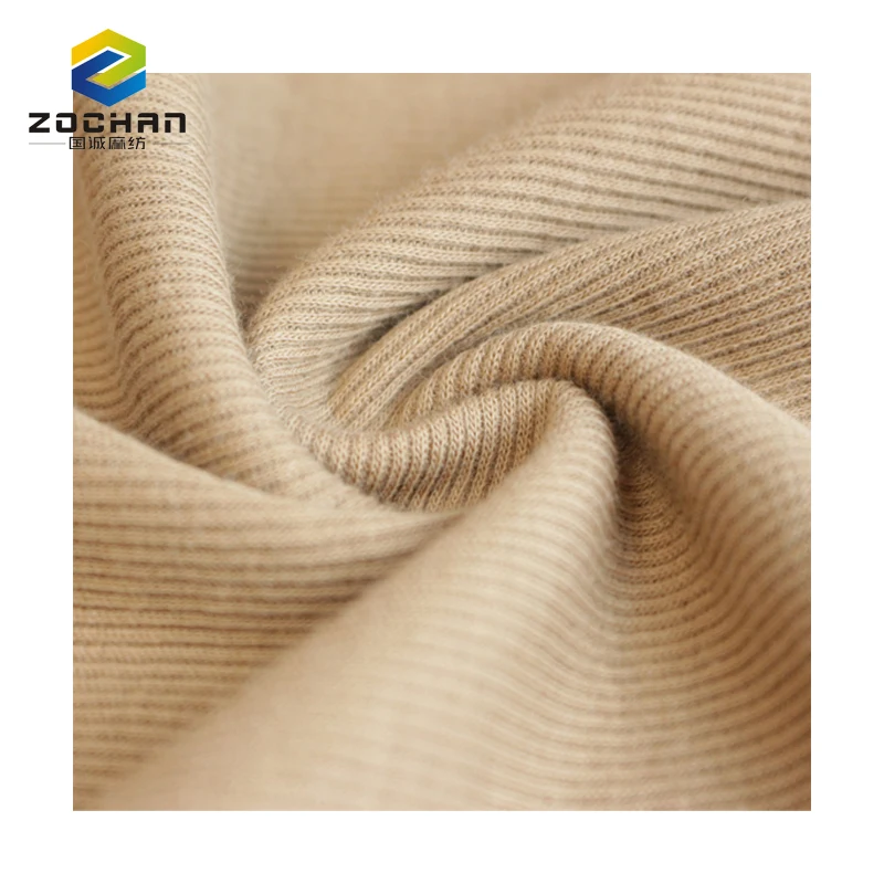 best material 100%organic cotton french rib non-pollution fabric for t shirt
