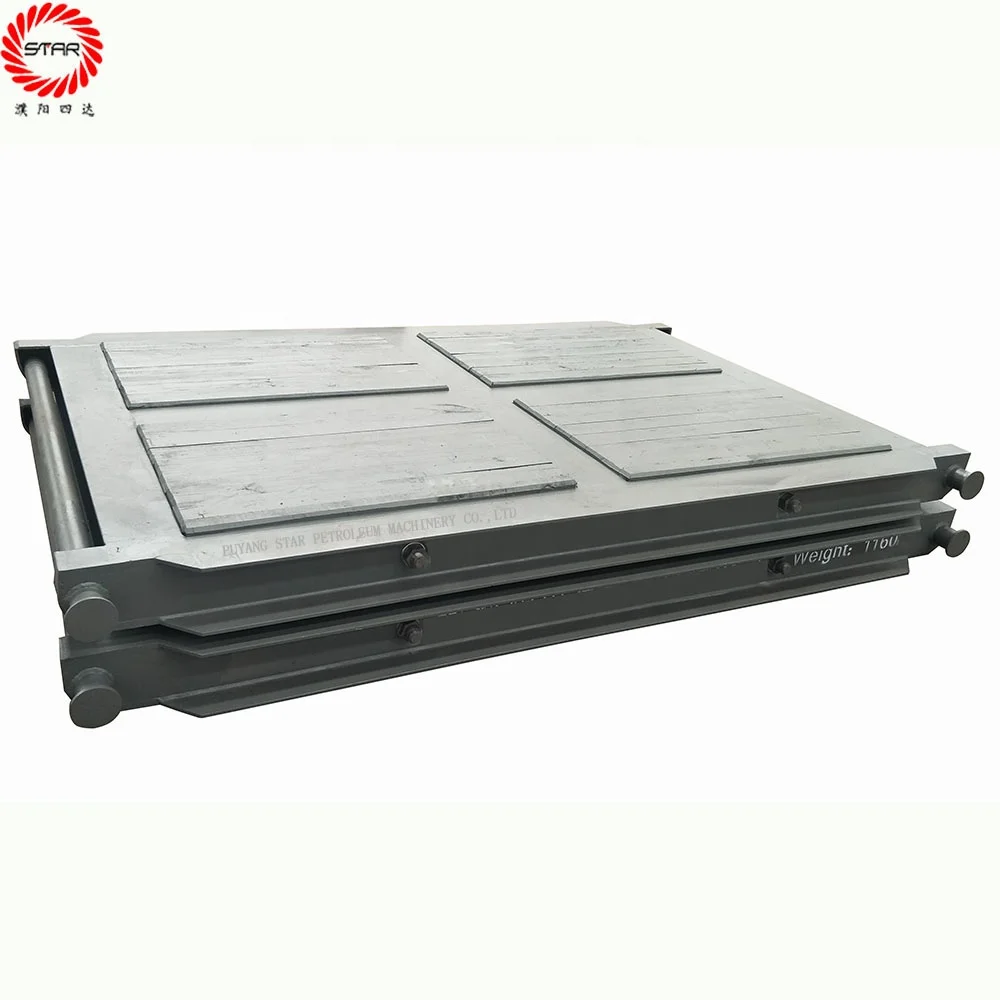 I beam H beam steel and wood flat platform drilling mat for oilfield drilling rig