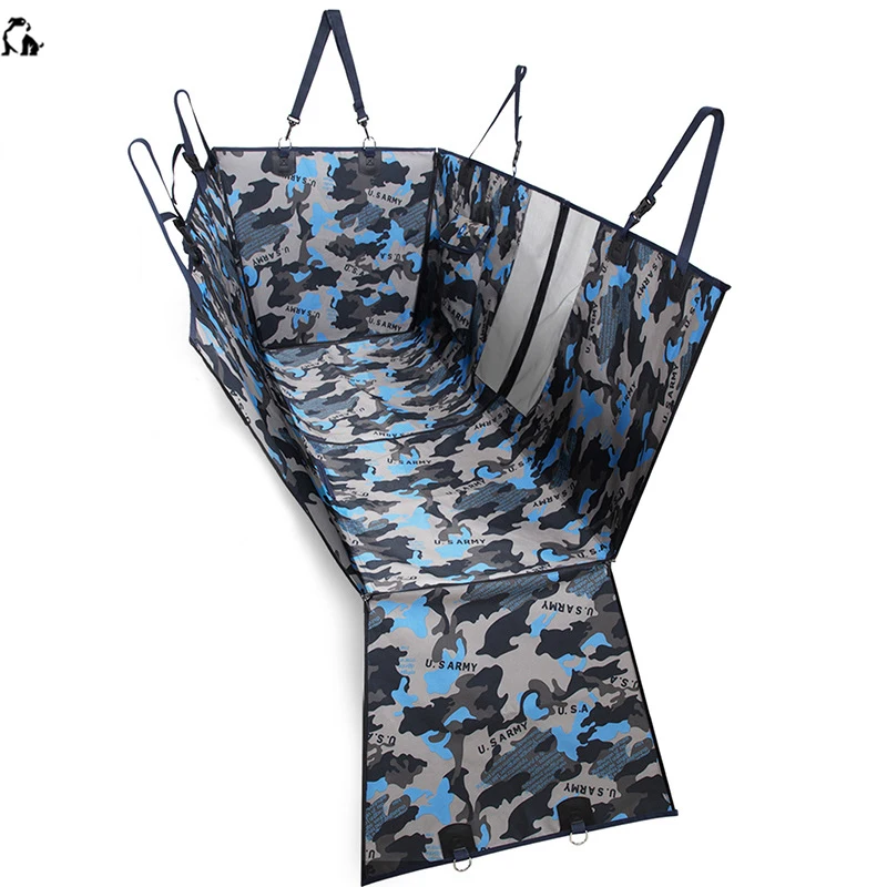 HANDOU Pet Waterproof Water Resistant Extra durable YKK zipper Hammock Dog Car Seat Cover for Back Seat with Window