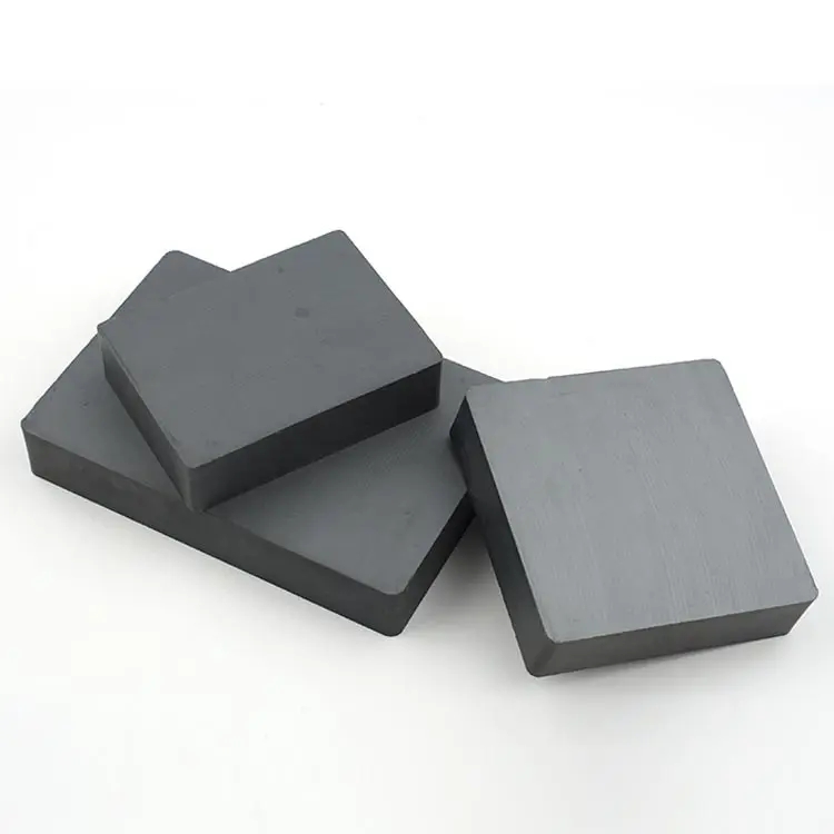 Strong Ferrite Square Magnets for industry use