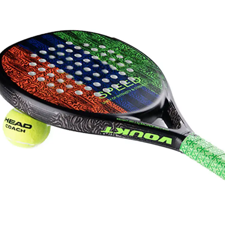 outdoor sports paleta padel racket pro 3k carbon round shape padel racket manufacturers